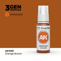 AK Interactive 3G Acrylic Orange Brown 17ml (Special Order)