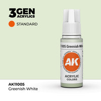 AK Interactive 3G Acrylic Greenish White 17ml (Special Order)