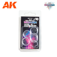 AK Interactive Plastic Wargame Bases. Clear Hollow Base 25mm (10 Units) (Special Order)