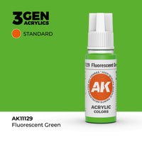 AK Interactive 3G Acrylic Fluorescent Green 17ml (Special Order)