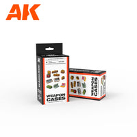 AK Interactive Scenography Wargame Set Weapon Cases (30-35mm) (Special Order)
