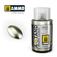 Ammo Mig A-Stand Lacquer Paint 30ml - Gold Titanium (Special Order)