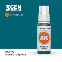AK Interactive 3G Acrylic Archaic Turquoise 17ml (Special Order)