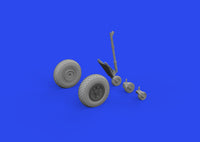 Eduard TBF/TBM wheels w/pattern 1/48 Brassin for ACADEMY (Special Order)