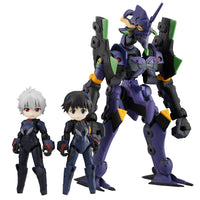 Megahouse DeskTop Army Shinji Ikari, Kaworu Nagisa & Evangelion 13 (Theatrical Edition) (Special Order)
