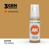 AK Interactive 3G Acrylic Tan Yellow 17ml (Special Order)