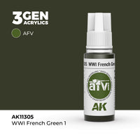 AK Interactive 3G WWI French Green 1 (Special Order)