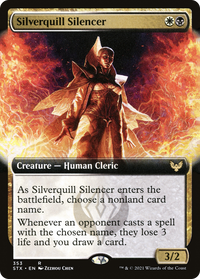 Silverquill Silencer (Extended Art) [Strixhaven: School of Mages]