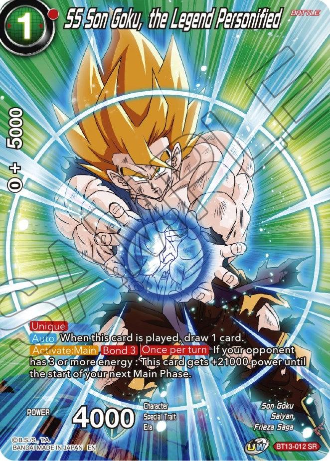SS Son Goku, the Legend Personified (BT13-012) [Theme Selection: History of Son Goku] - POKÉ JEUX