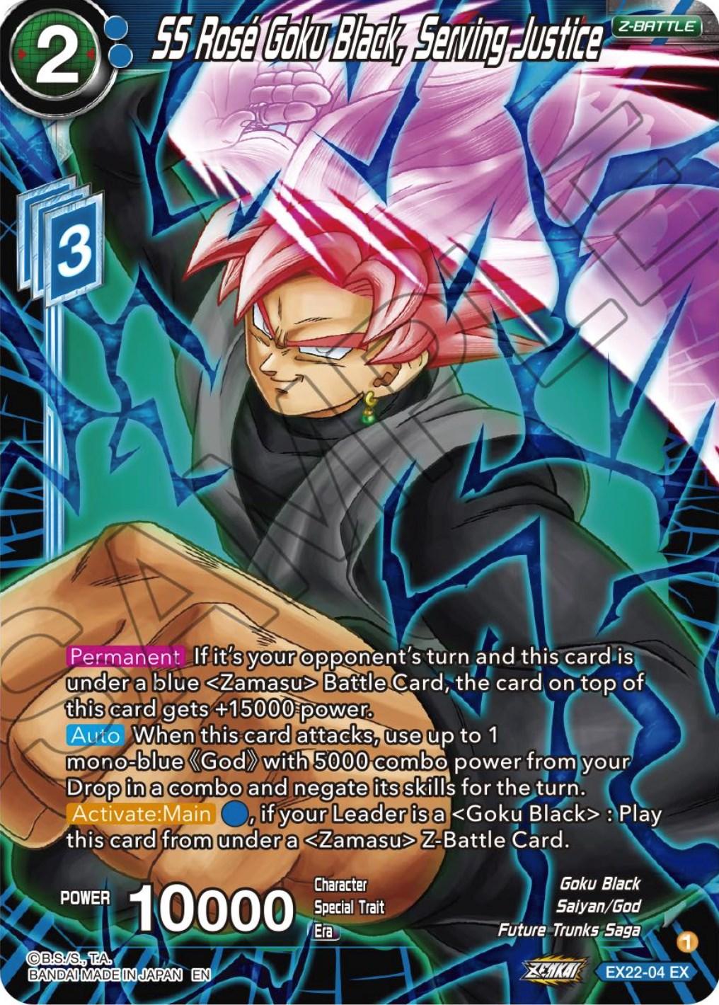 SS Rose Goku Black, Serving Justice (EX22-04) [Ultimate Deck 2023] - POKÉ JEUX