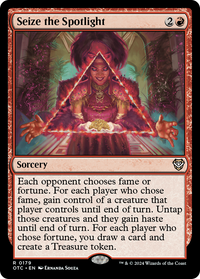 Seize the Spotlight [Outlaws of Thunder Junction Commander]