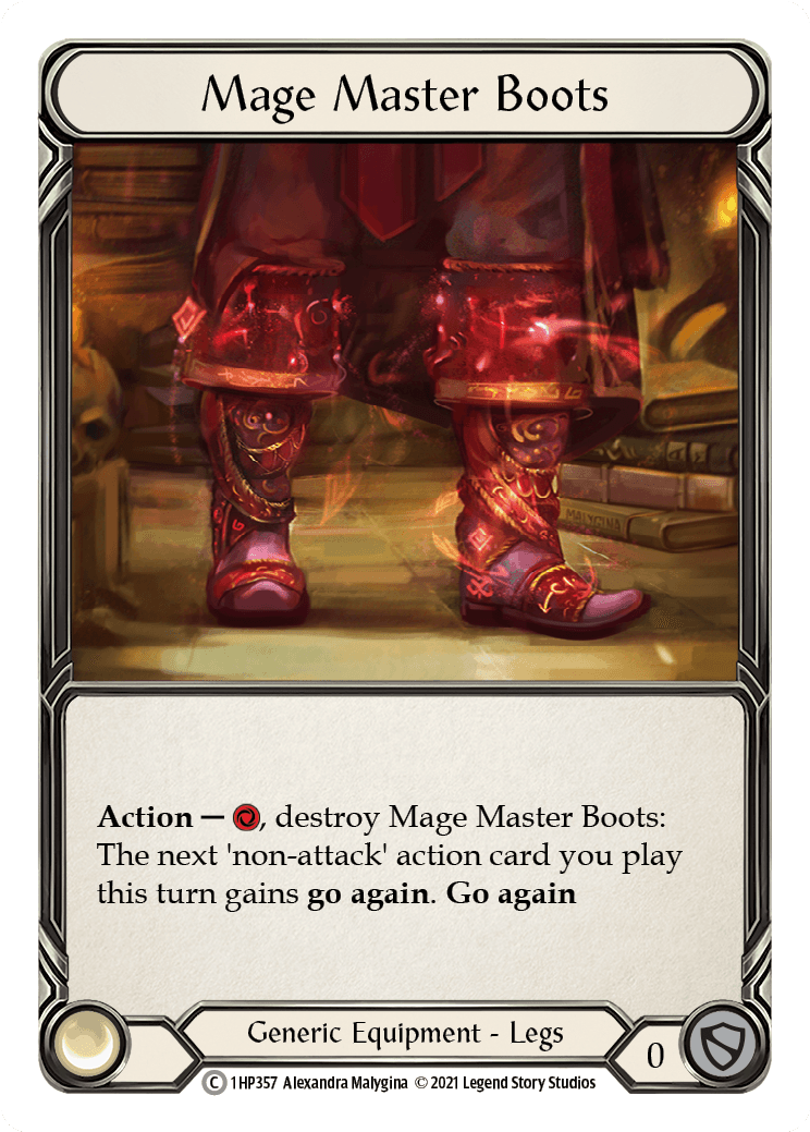 Mage Master Boots [1HP357] (History Pack 1) - POKÉ JEUX