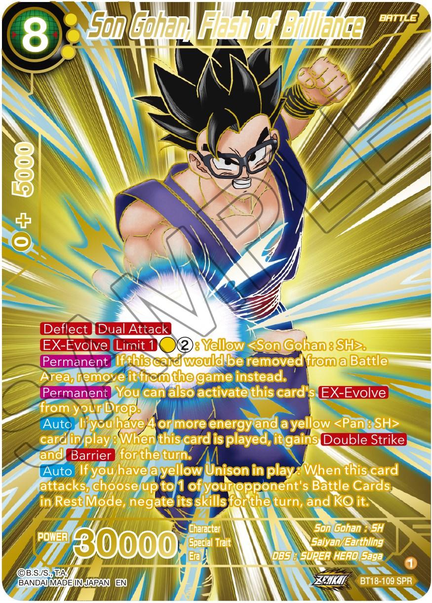 Son Gohan, Flash of Brilliance (SPR) (BT18-113) [Dawn of the Z-Legends] - POKÉ JEUX