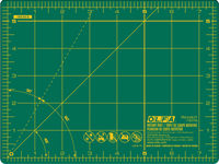 OLFA RM-6x8-01 6" x 8" Double Sided Rotary Mat, Green (Special Order)