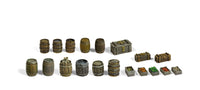 AK Interactive Barrels & Boxes Wargame Set (Resin 30-35mm) (Special Order)