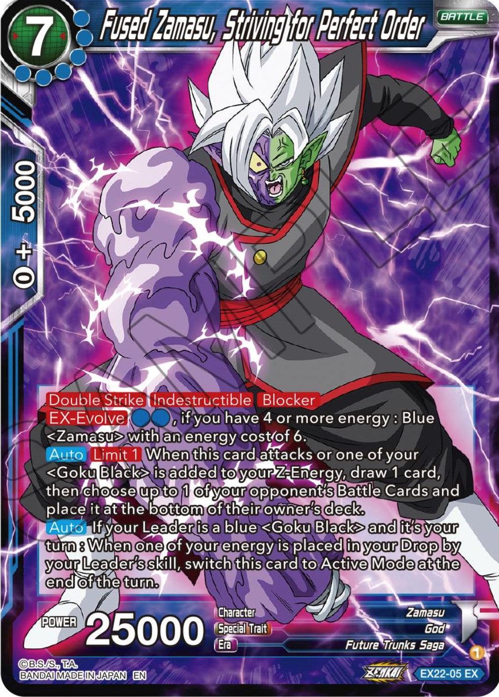 Fused Zamasu, Striving for Perfect Order (EX22-05) [Ultimate Deck 2023] - POKÉ JEUX