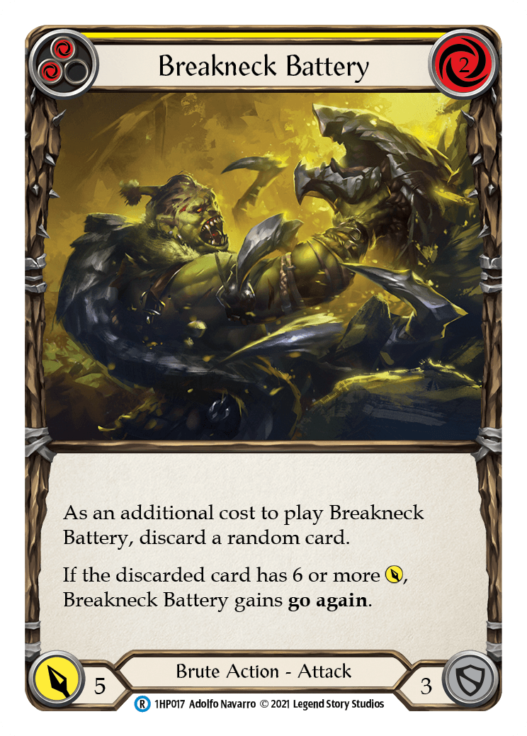 Breakneck Battery (Yellow) [1HP017] (History Pack 1) - POKÉ JEUX