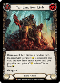 Tear Limb from Limb [MON222] (Monarch) 1st Edition Normal - POKÉ JEUX