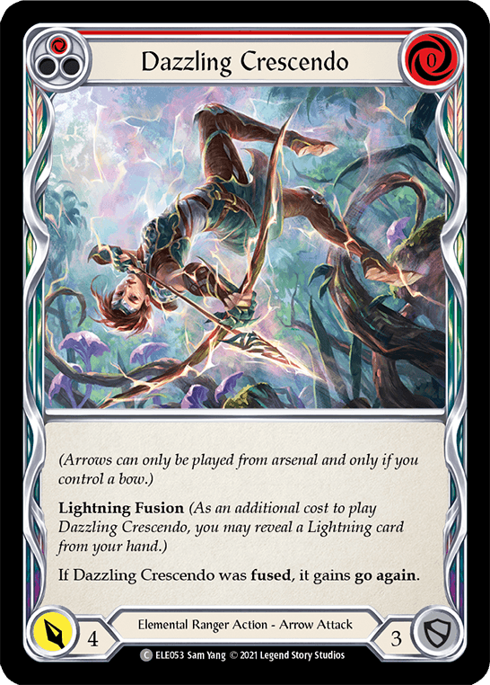 Dazzling Crescendo (Red) [ELE053] (Tales of Aria) 1st Edition Normal - POKÉ JEUX