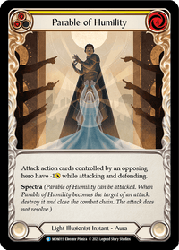 Parable of Humility [MON011-RF] (Monarch) 1st Edition Rainbow Foil - POKÉ JEUX