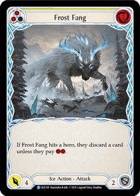 Frost Fang (Yellow) [ELE149] (Tales of Aria) 1st Edition Rainbow Foil - POKÉ JEUX