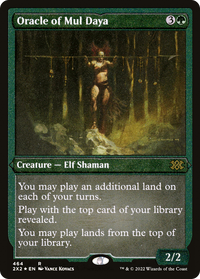 Oracle of Mul Daya (Foil Etched) (2X2-464) - Double Masters 2022 Foil