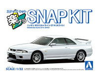 Aoshima 1/32 SNAP KIT #21-WH Nissan R33 Skyline GT-R (White) (Special Order)