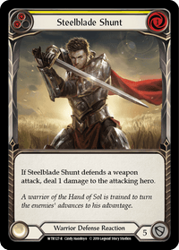 Steelblade Shunt (Yellow) [WTR127-R] (Welcome to Rathe) Alpha Print Normal - POKÉ JEUX