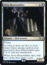 Aven Heartstabber [Streets of New Capenna Prerelease Promos]