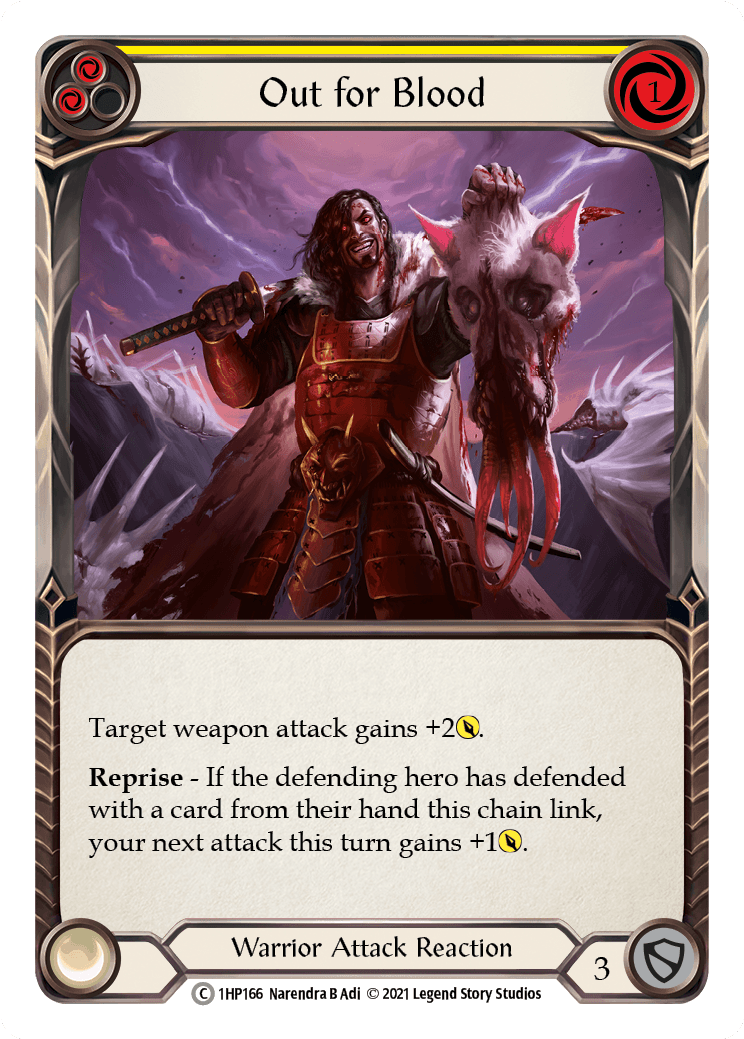 Out for Blood (Yellow) [1HP166] (History Pack 1) - POKÉ JEUX