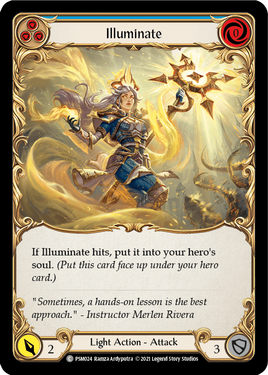 Illuminate (Blue) [PSM024] (Monarch Prism Blitz Deck) - POKÉ JEUX