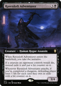 Ravenloft Adventurer (Extended Art) [Commander Legends: Battle for Baldur's Gate]
