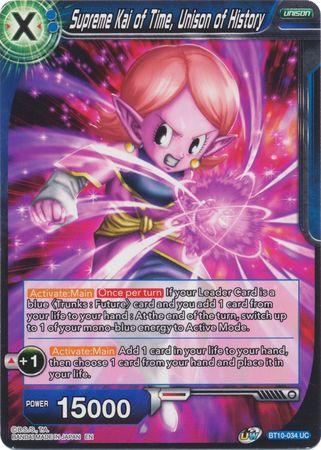 Supreme Kai of Time, Unison of History (BT10-034) [Rise of the Unison Warrior] - POKÉ JEUX