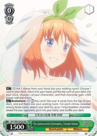 Les quintuplés par excellence, Yotsuba Nakano (5HY/W83-E029 RR) [Les quintuplés par excellence] 