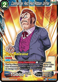 Commander Red, Red Ribbon Unifier (BT17-037) [Ultimate Squad Prerelease Promos] - POKÉ JEUX