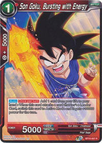 Son Goku, Bursting with Energy (BT10-007) [Rise of the Unison Warrior] - POKÉ JEUX