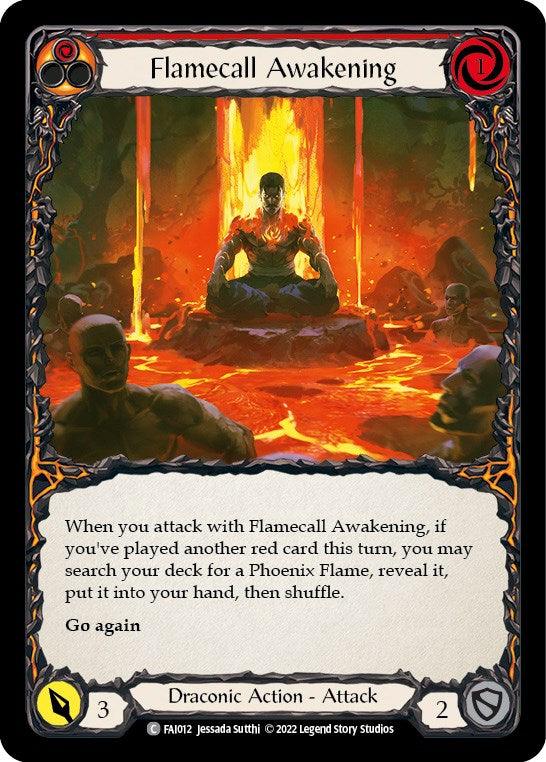 Flamecall Awakening [FAI012] (Uprising Fai Blitz Deck) - POKÉ JEUX
