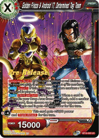 Golden Frieza & Android 17, Determined Tag Team (BT16-003) [Realm of the Gods Prerelease Promos] - POKÉ JEUX