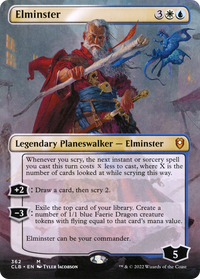 Elminster (Borderless) [Commander Legends: Battle for Baldur's Gate]