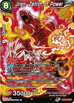 Jiren, Zenith of Power (BT14-014) [Cross Spirits] - POKÉ JEUX