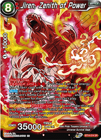 Jiren, Zenith of Power (BT14-014) [Cross Spirits] - POKÉ JEUX