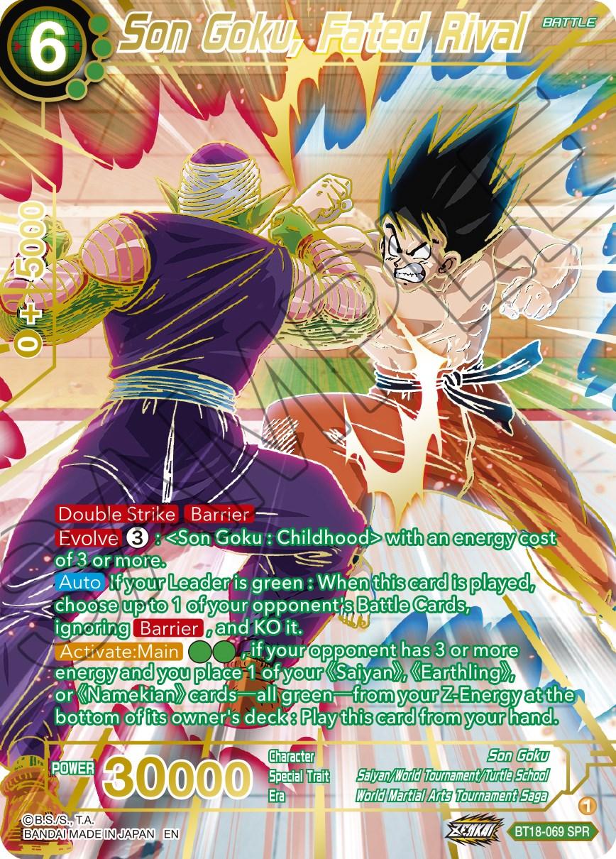 Son Goku, Fated Rival (SPR) (BT18-069) [Dawn of the Z-Legends] - POKÉ JEUX