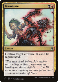 Terminate [Commander 2016]