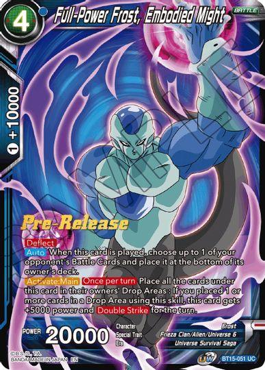 Full-Power Frost, Embodied Might (BT15-051) [Saiyan Showdown Prerelease Promos] - POKÉ JEUX