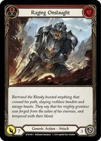 Raging Onslaught (Red) [WTR188-C] (Welcome to Rathe) Alpha Print Normal - POKÉ JEUX