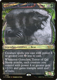 Goreclaw, Terreur de Qal Sisma (Halo Foil) [Multiverse Legends] 