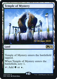 Temple of Mystery [Core Set 2021 Prerelease Promos]