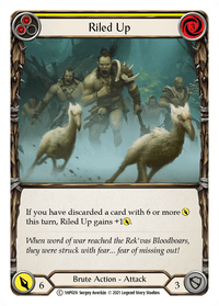 Riled Up (Yellow) [1HP029] (History Pack 1) - POKÉ JEUX