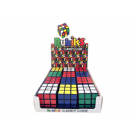 RUBIK'S CUBE - FRUIT FLAVORED SOUR CANDY TIN - CDU — LOT × 12 (Special Order)