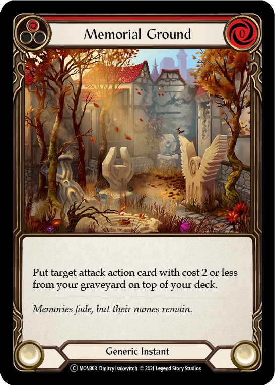 Memorial Ground (Red) [U-MON303] (Monarch Unlimited) Unlimited Normal - POKÉ JEUX